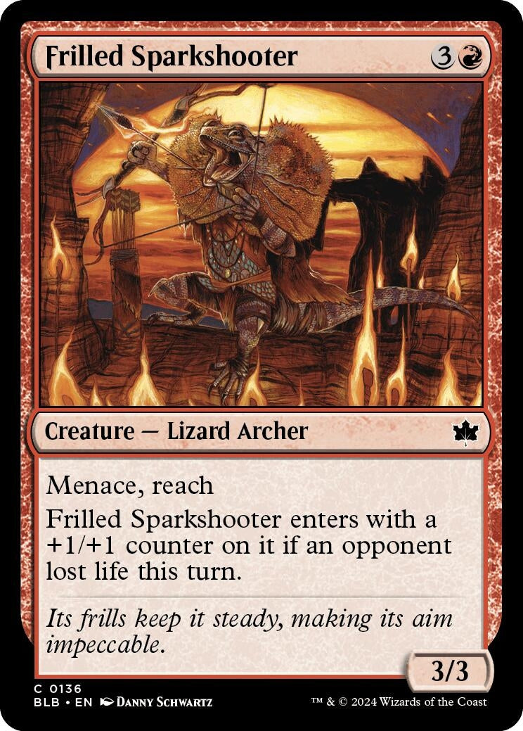 Frilled Sparkshooter (136) (Bloomburrow) (BLB)