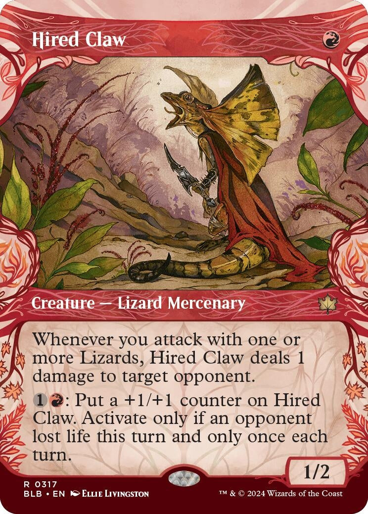 Image for Hired Claw (Showcase) (317) (Bloomburrow) - Magic: The Gathering