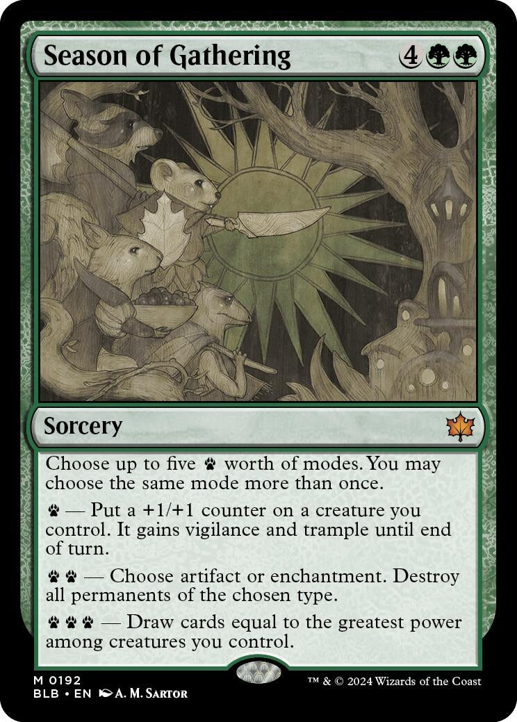 Season of Gathering (192) (Bloomburrow)