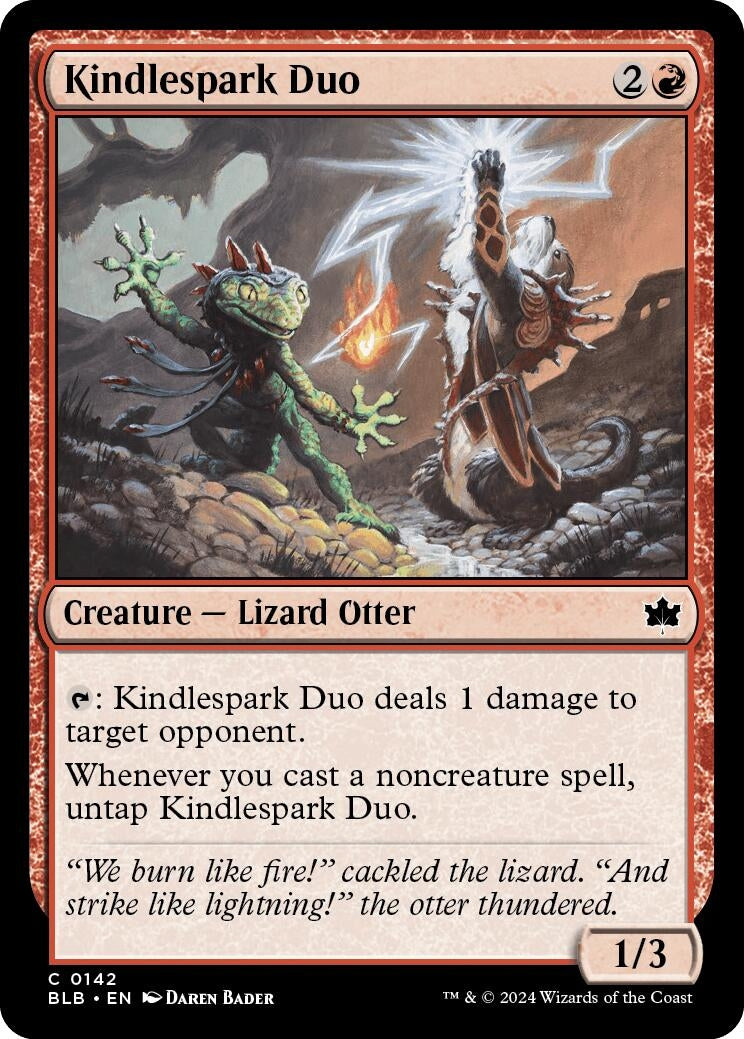 Image for Kindlespark Duo (142) (Bloomburrow) - Magic: The Gathering