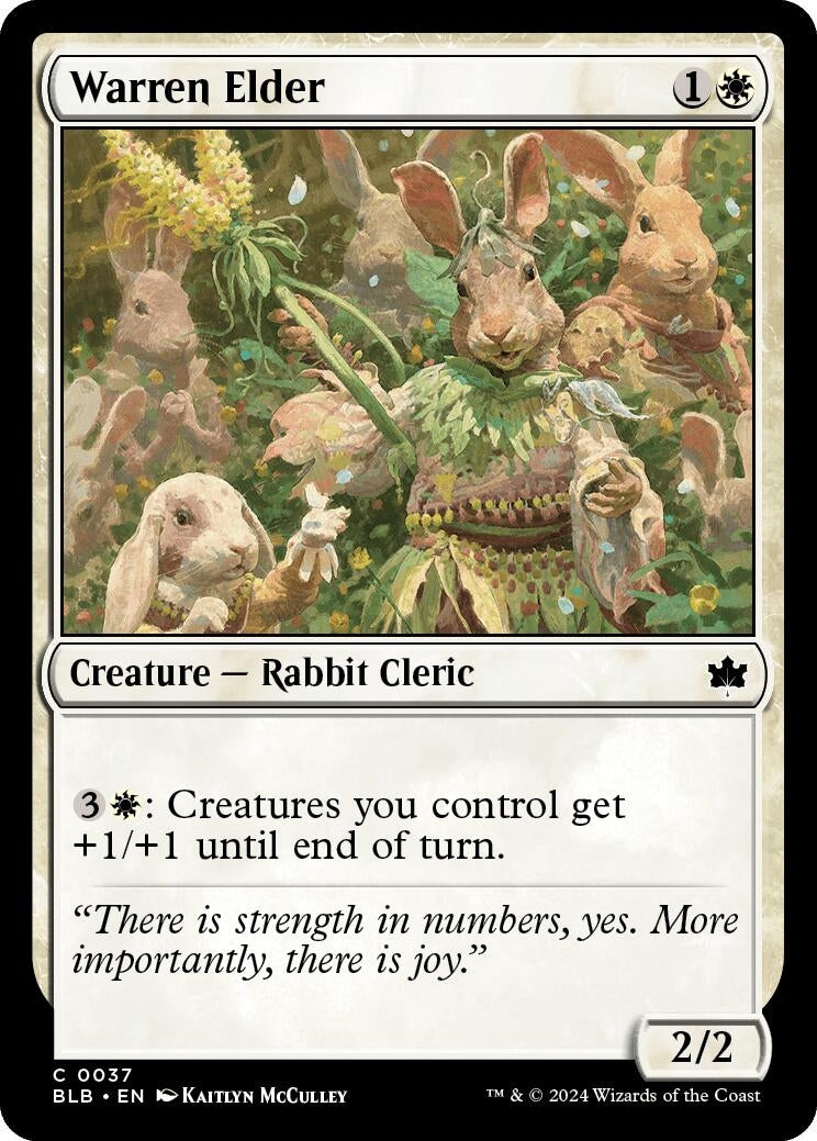 Warren Elder (37) (Bloomburrow) (BLB)