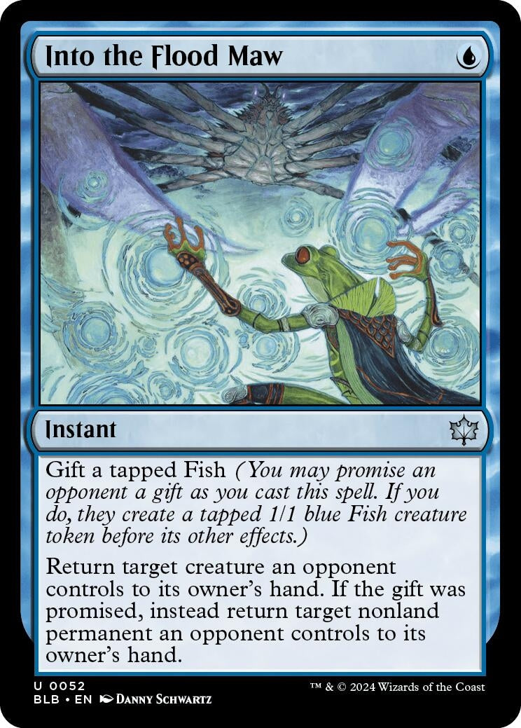 Image for Into the Flood Maw (52) (Bloomburrow) - Magic: The Gathering