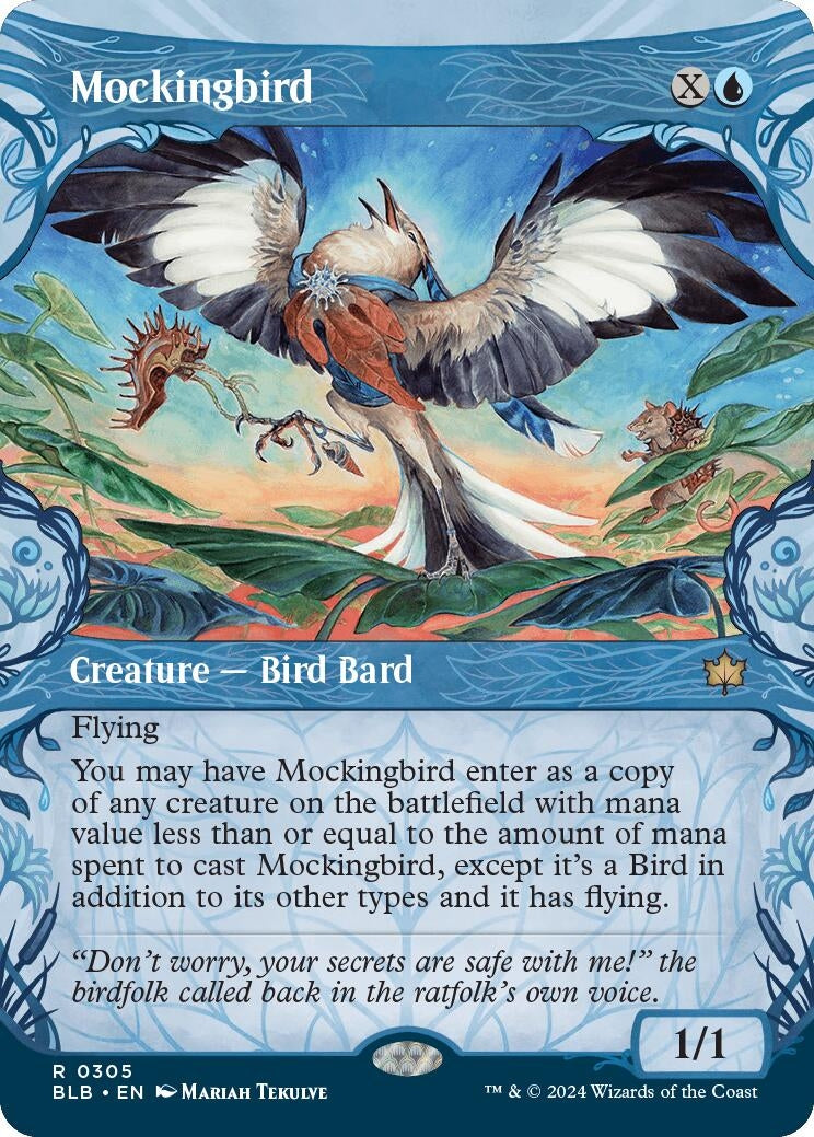 Image for Mockingbird (Showcase) (305) (Bloomburrow) - Magic: The Gathering