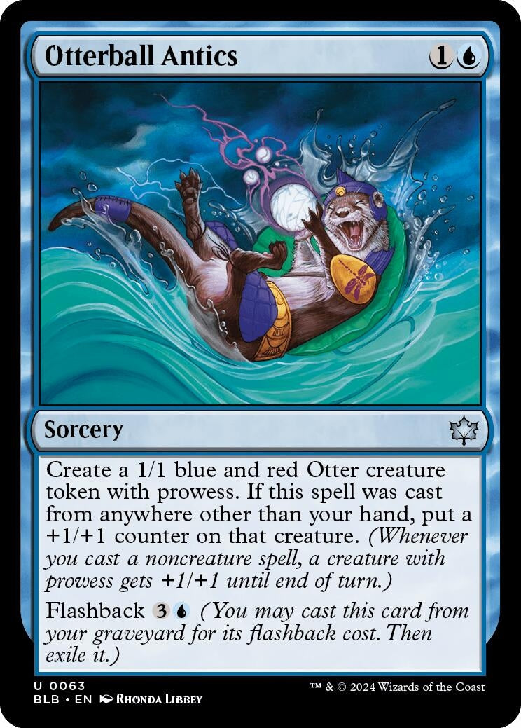 Image for Otterball Antics (63) (Bloomburrow) - Magic: The Gathering