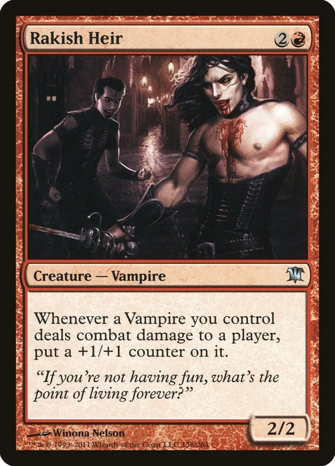 Image for Rakish Heir (158) (Innistrad) - Magic: The Gathering