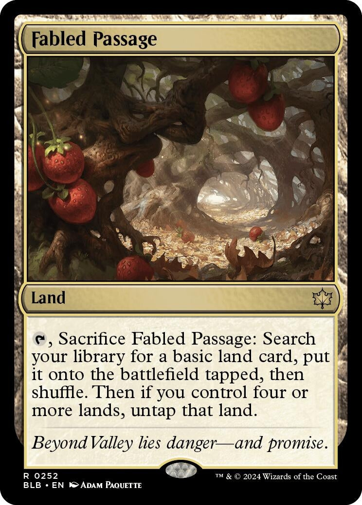 Fabled Passage (252) (Bloomburrow)