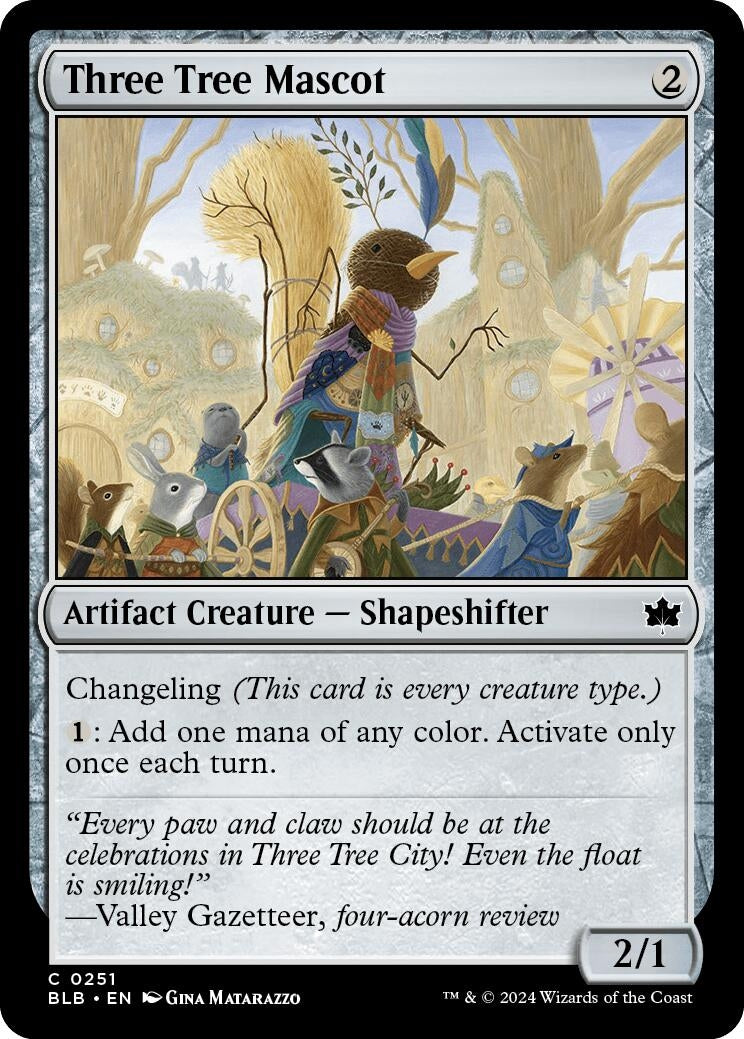 Image for Three Tree Mascot (251) (Bloomburrow) - Magic: The Gathering