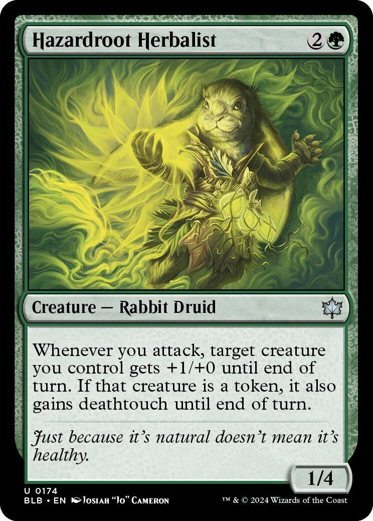 Image for Hazardroot Herbalist (174) (Bloomburrow) - Magic: The Gathering