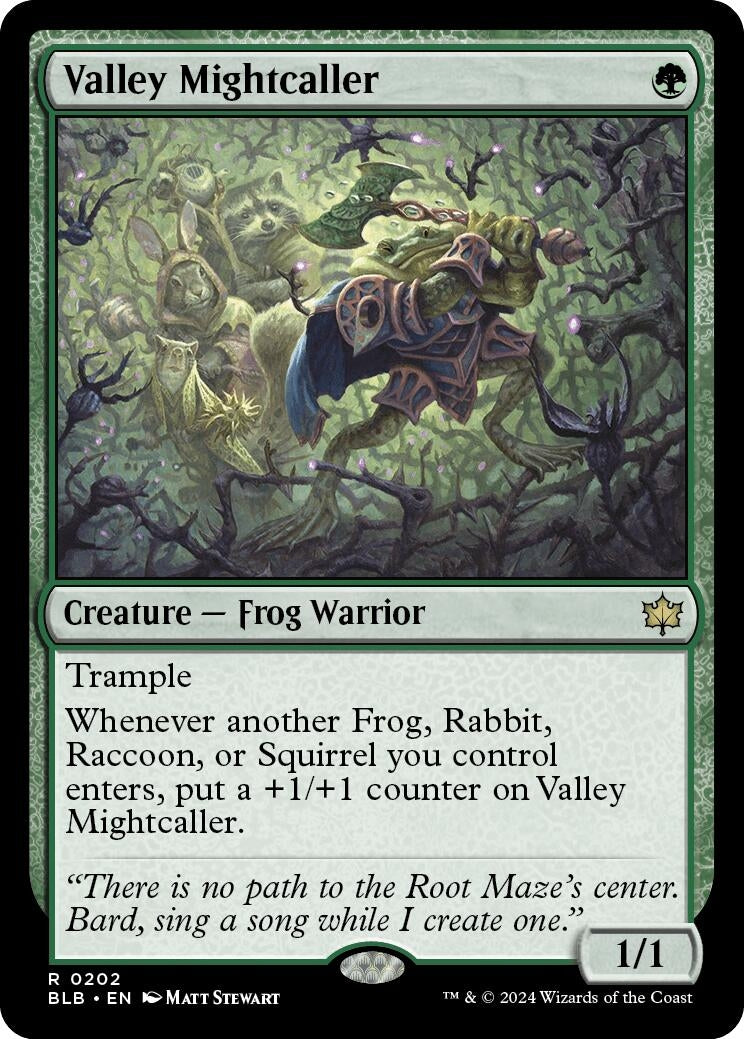 Valley Mightcaller (202) (Bloomburrow)