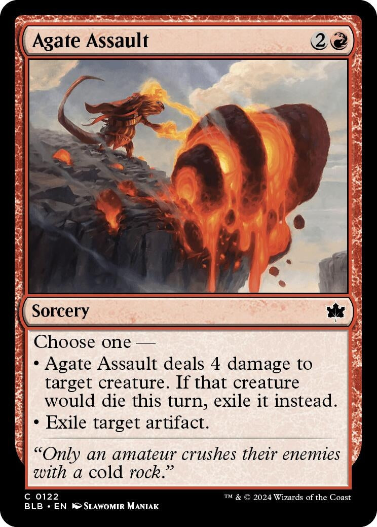 Agate Assault (122) (Bloomburrow)