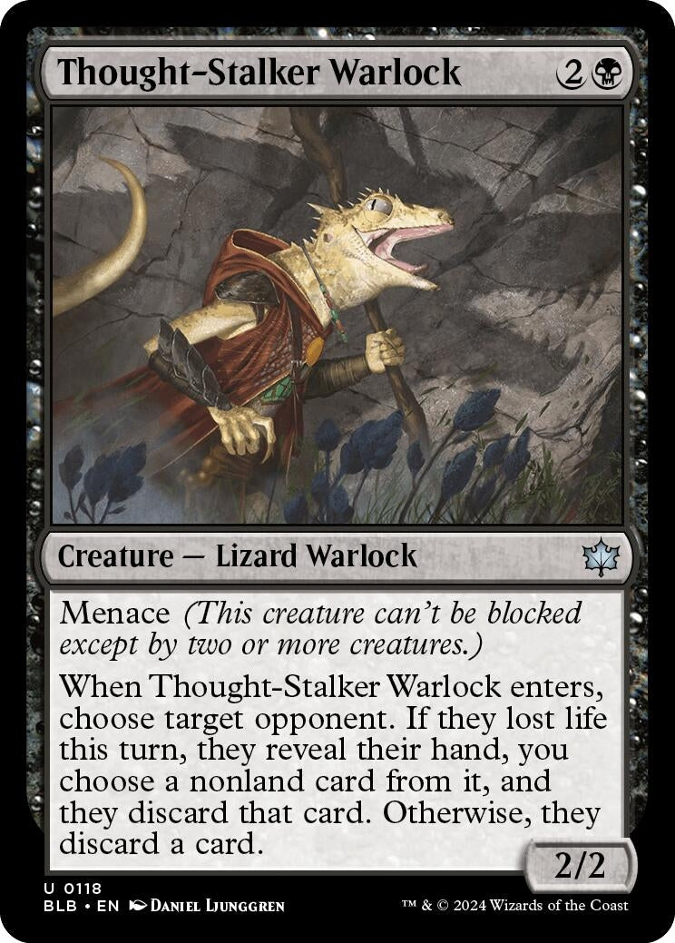 Thought-Stalker Warlock (118) (Bloomburrow)