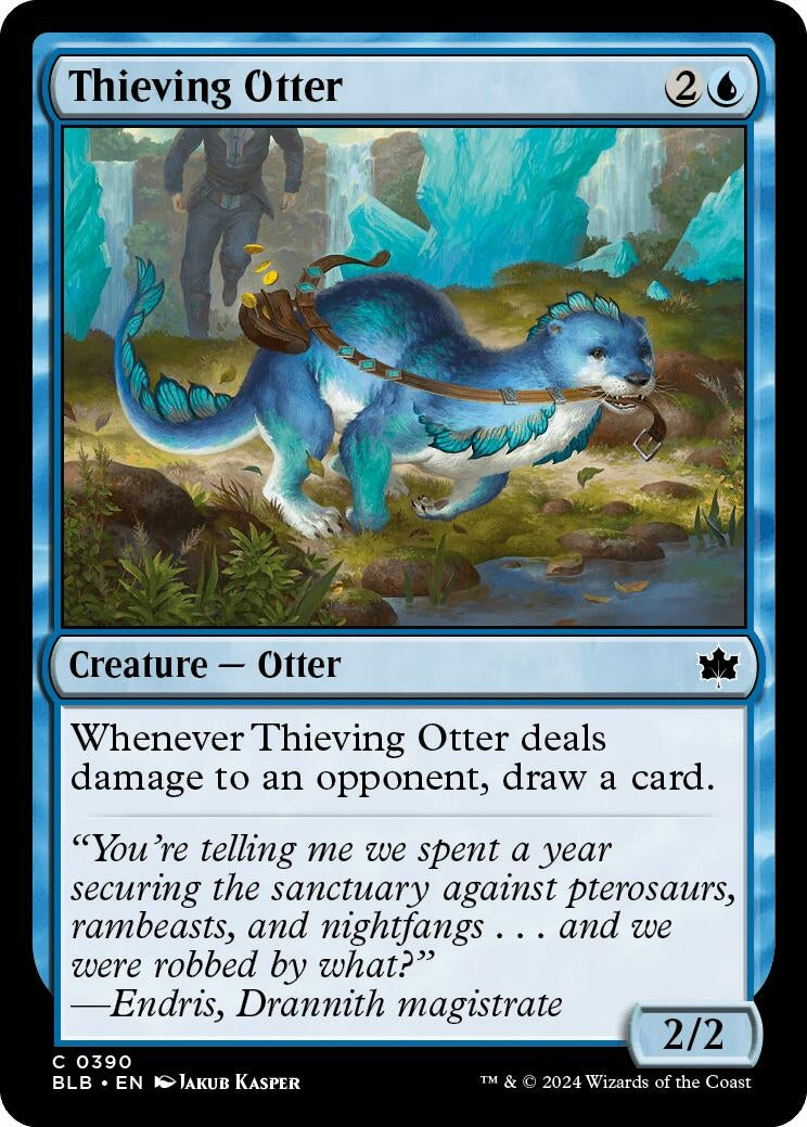 Image for Thieving Otter (390) (Bloomburrow) - Magic: The Gathering