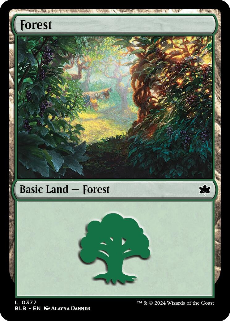 Forest (0377) (377) (Bloomburrow)