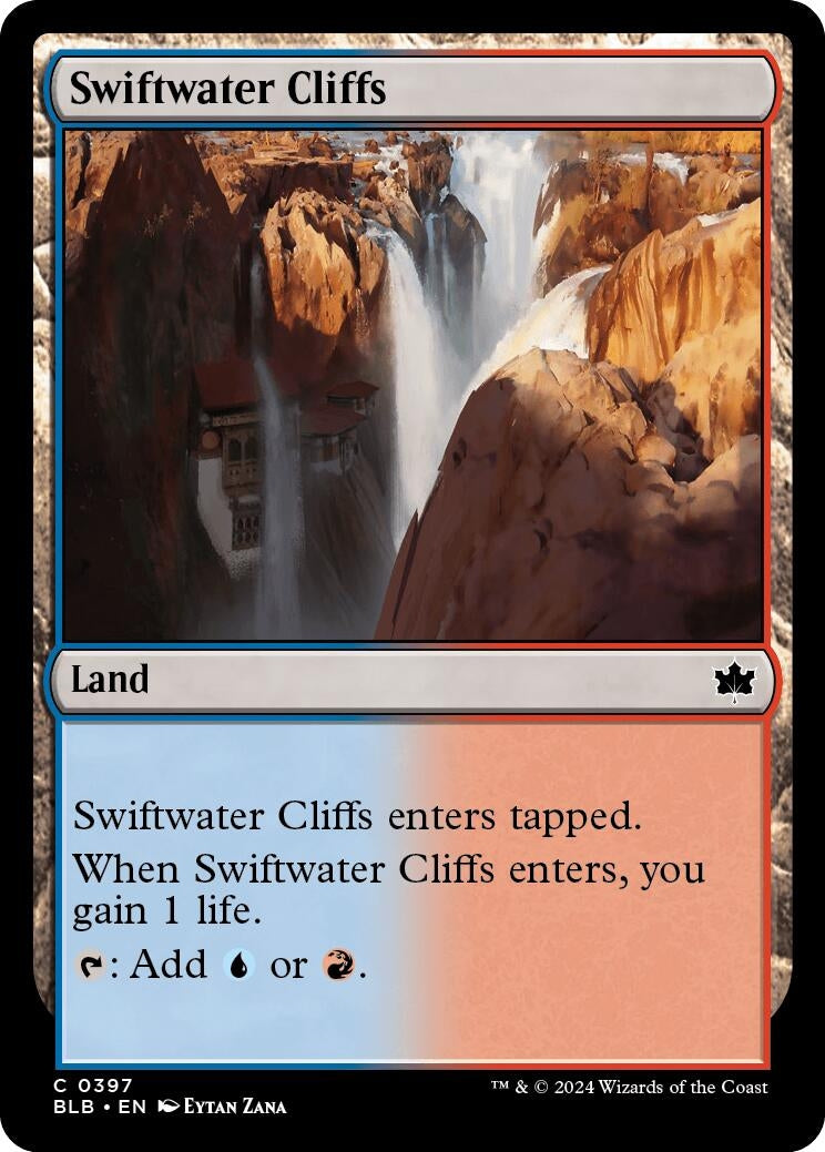 Image for Swiftwater Cliffs (397) (Bloomburrow) - Magic: The Gathering