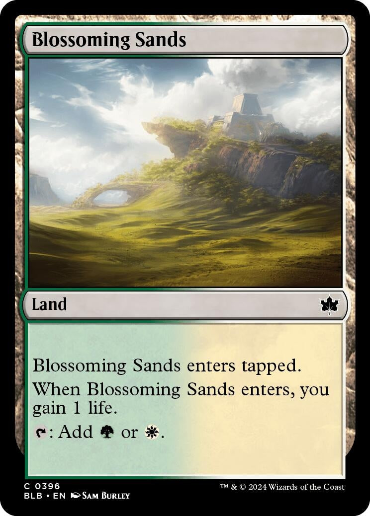 Blossoming Sands (396) (Bloomburrow)