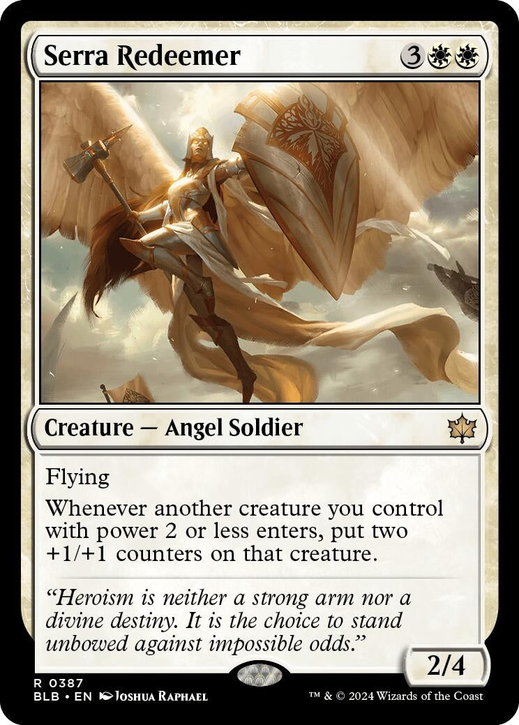 Serra Redeemer (387) (Bloomburrow)