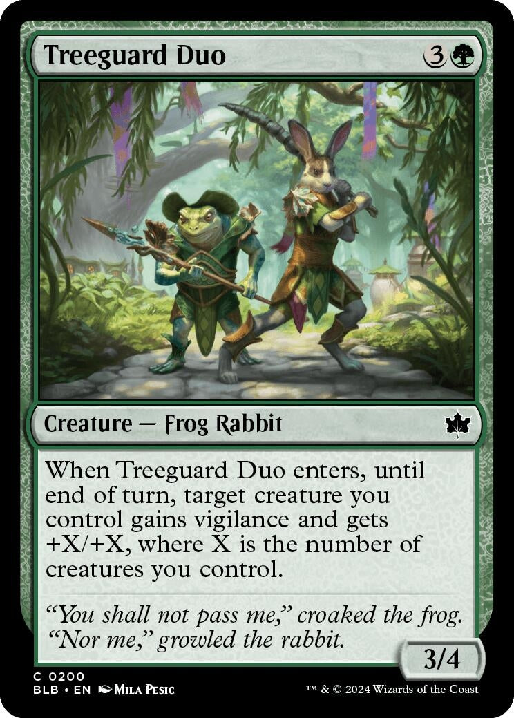 Image for Treeguard Duo (200) (Bloomburrow) - Magic: The Gathering