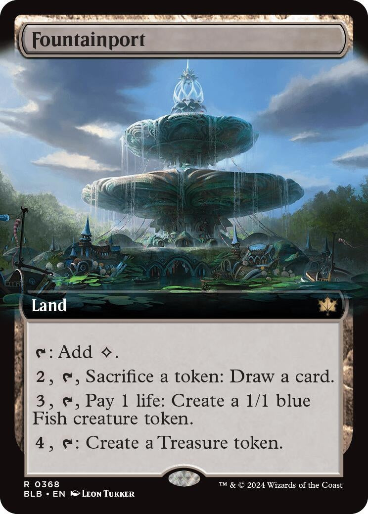 Image for Fountainport (Extended Art) (368) (Bloomburrow) - Magic: The Gathering
