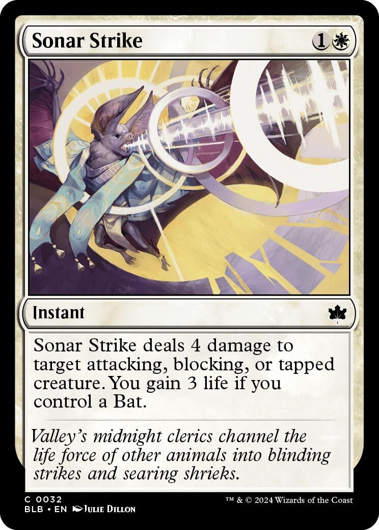 Image for Sonar Strike (32) (Bloomburrow) - Magic: The Gathering