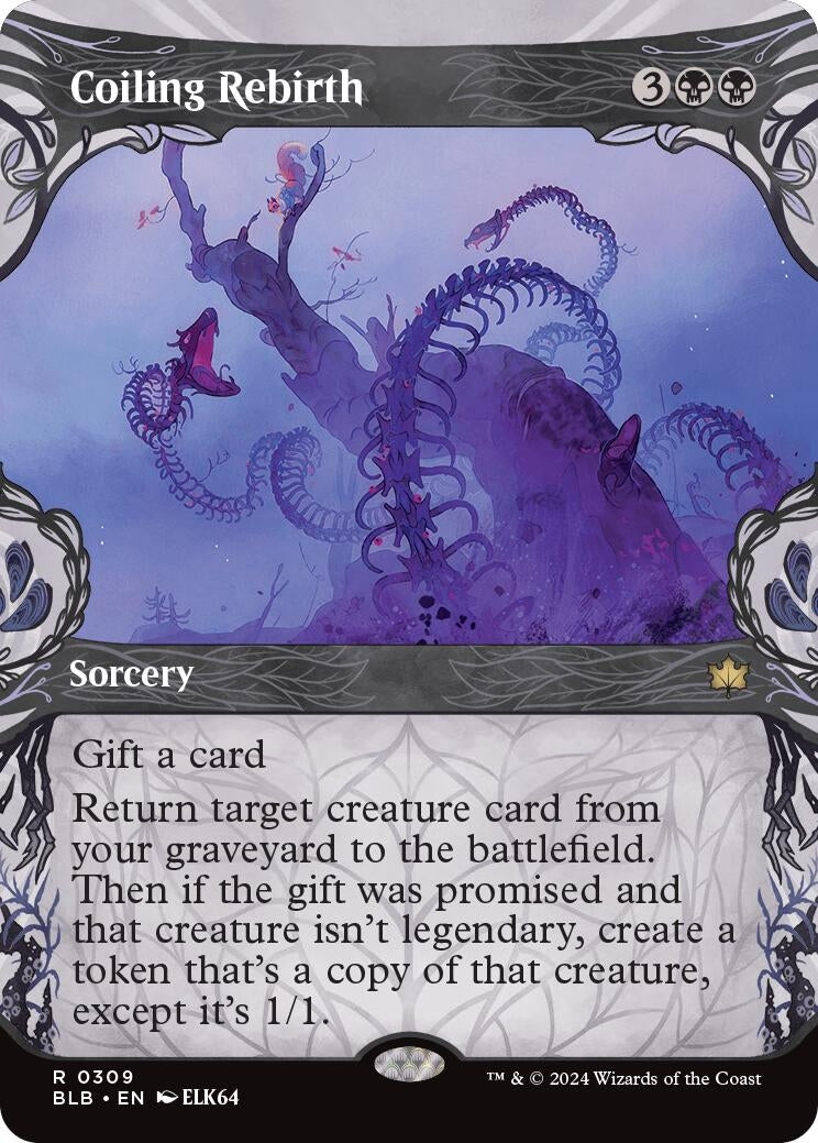 Coiling Rebirth (Showcase) (309) (Bloomburrow)