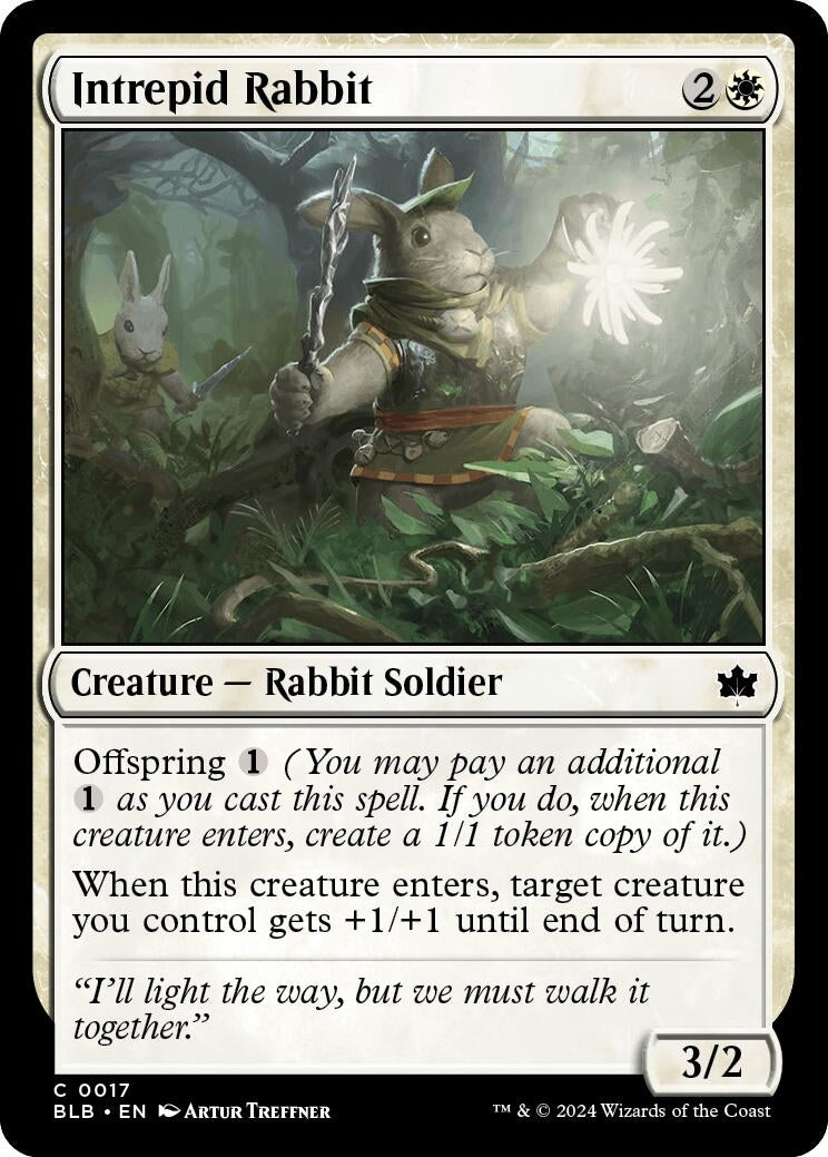 Image for Intrepid Rabbit (17) (Bloomburrow) - Magic: The Gathering
