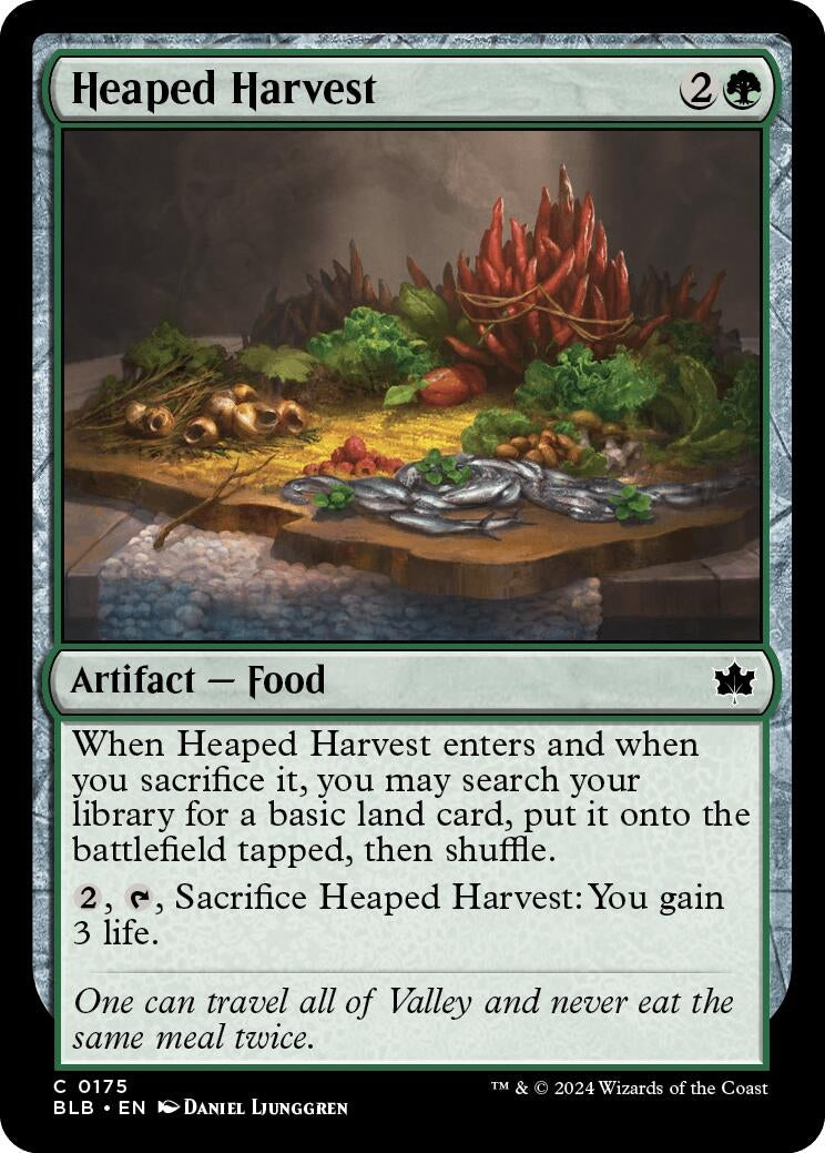 Image for Heaped Harvest (175) (Bloomburrow) - Magic: The Gathering