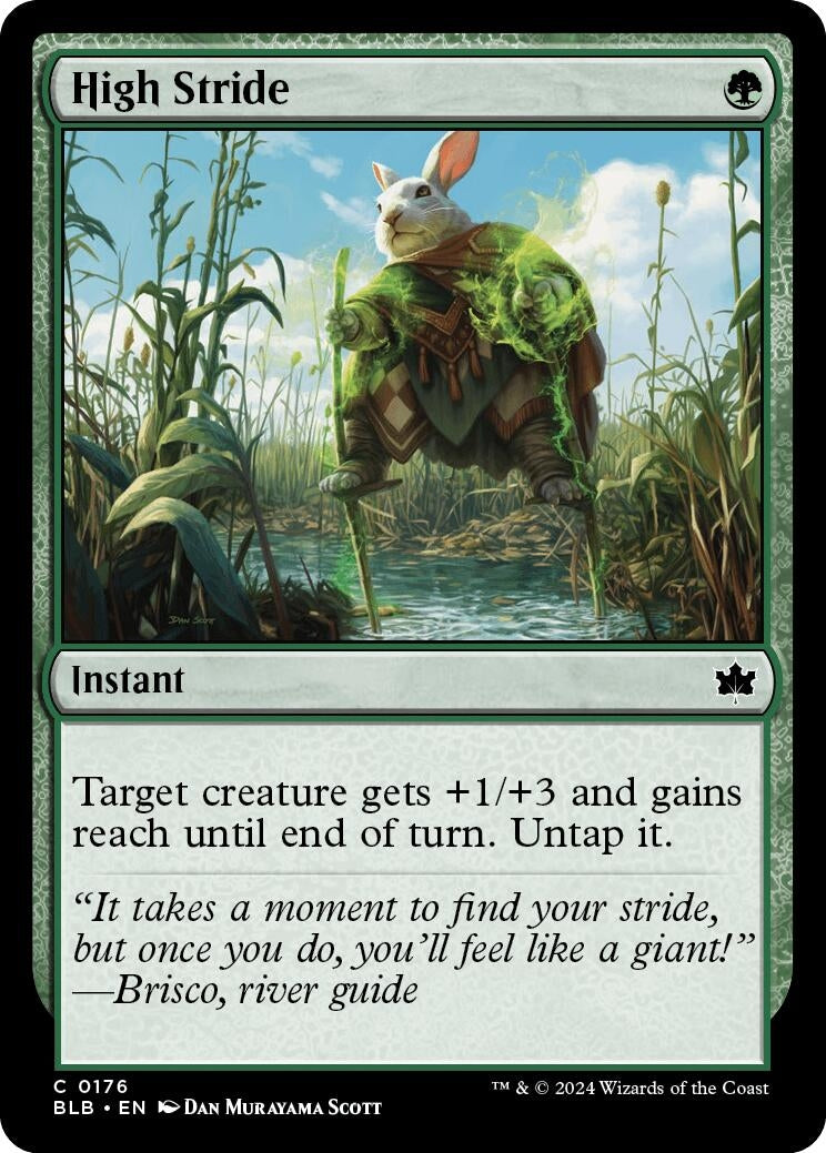 Image for High Stride (176) (Bloomburrow) - Magic: The Gathering