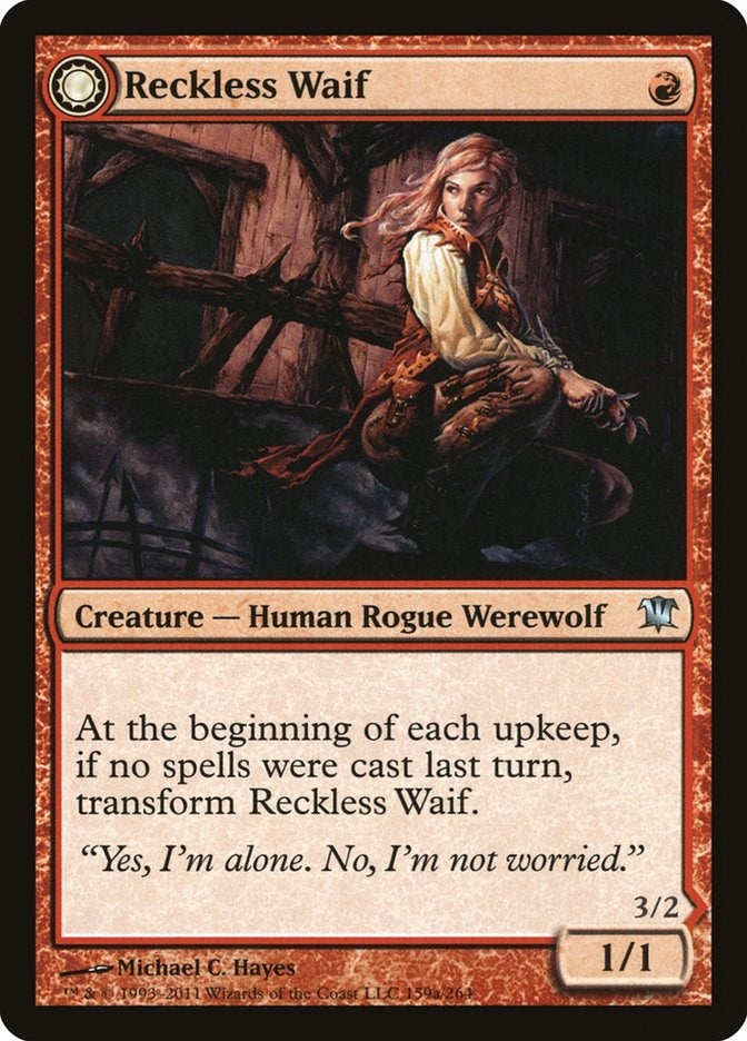 Image for Reckless Waif (159) (Innistrad) - Magic: The Gathering