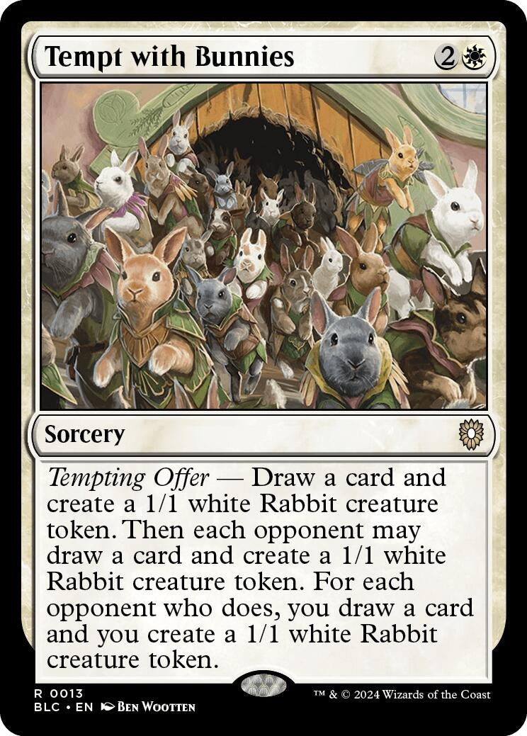 Tempt with Bunnies (13) (Bloomburrow)