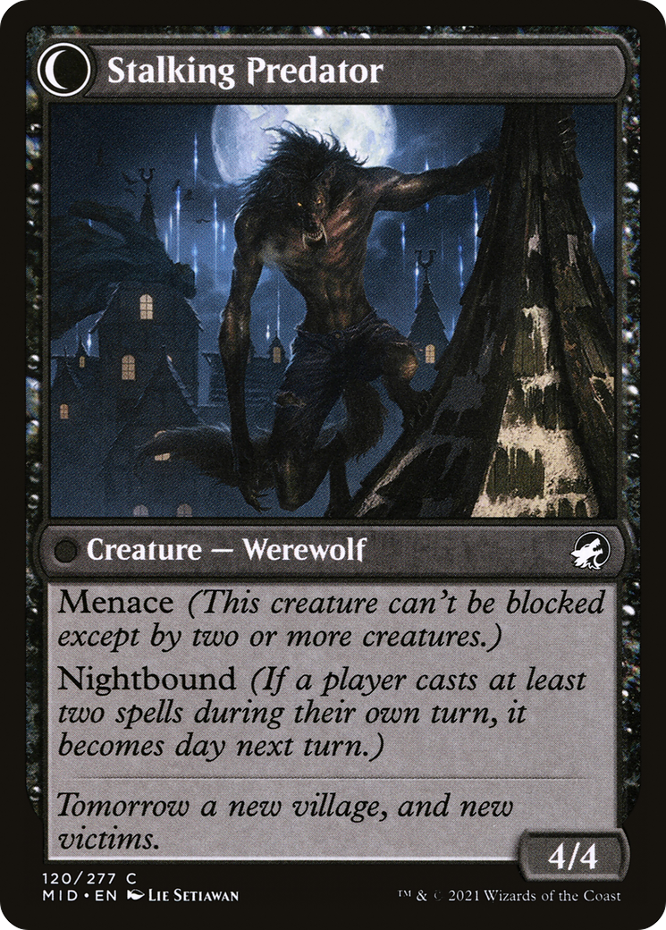 Shady Traveler (MID-120) - Innistrad: Midnight Hunt: (Double Faced Transform) Foil