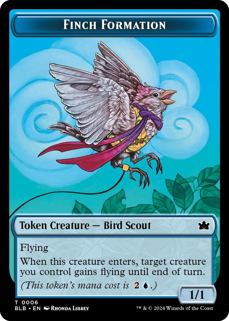 Finch Formation Token (6) (Bloomburrow)