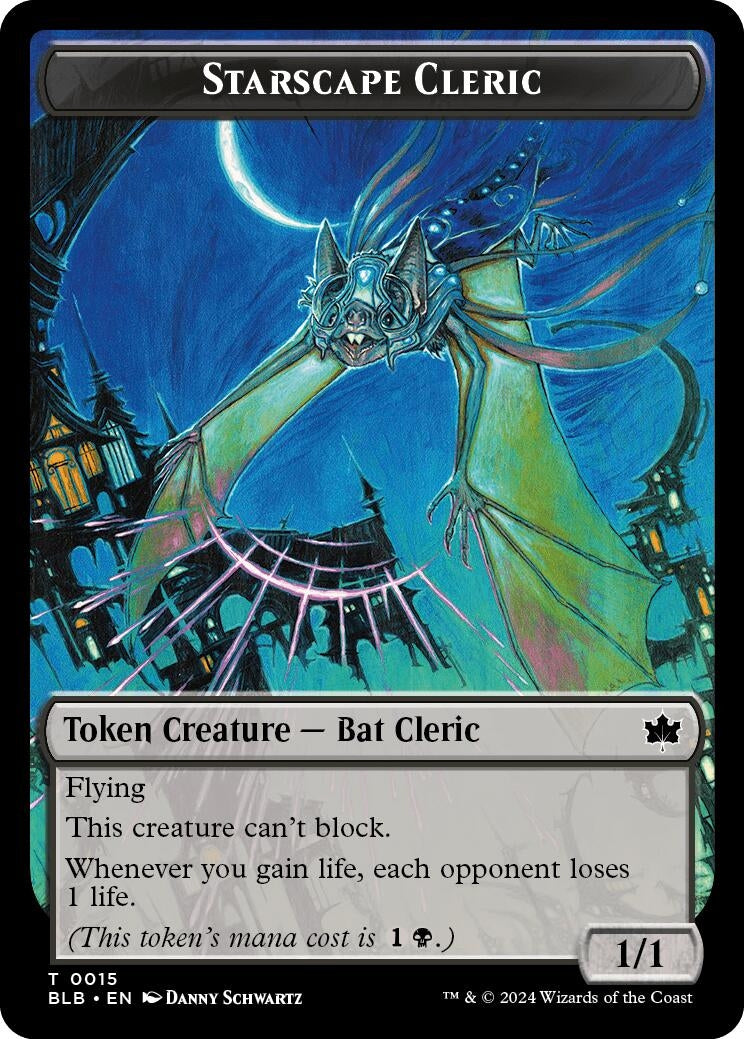 Starscape Cleric Token (15) (Bloomburrow)