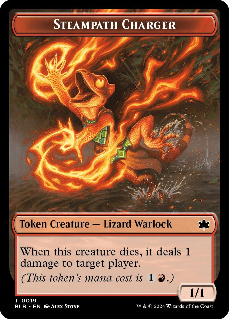Image for Steampath Charger Token (19) (Bloomburrow) - Magic: The Gathering