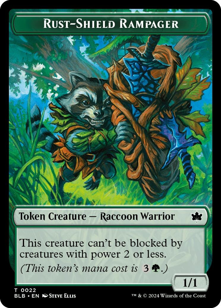 Image for Rust-Shield Rampager Token (22) (Bloomburrow) - Magic: The Gathering