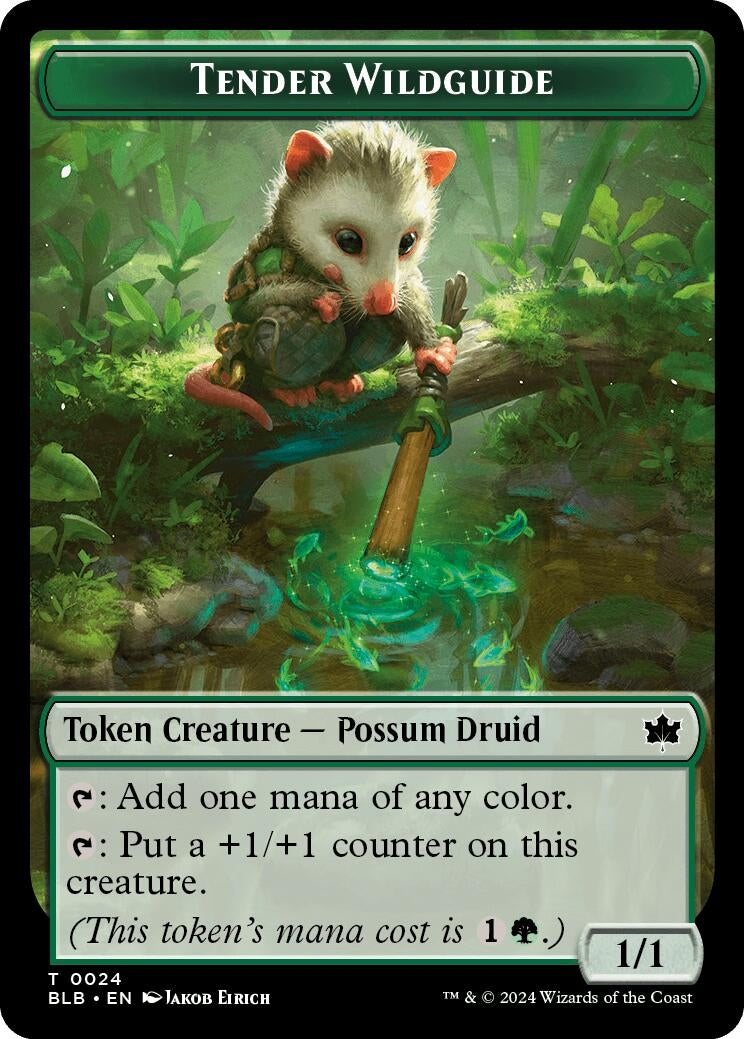 Image for Tender Wildguide Token (24) (Bloomburrow) - Magic: The Gathering