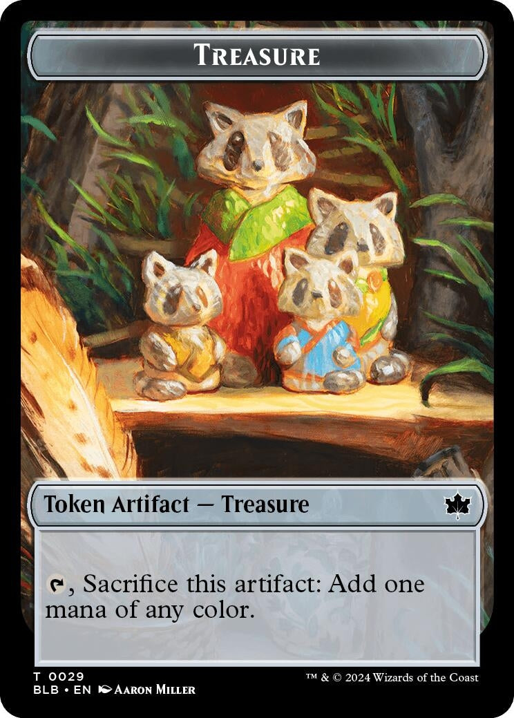 Image for Treasure Token (29) (Bloomburrow) - Magic: The Gathering
