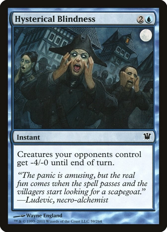 Image for Hysterical Blindness (59) (Innistrad) - Magic: The Gathering