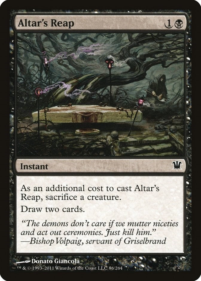 Image for Altar's Reap (86) (Innistrad) - Magic: The Gathering