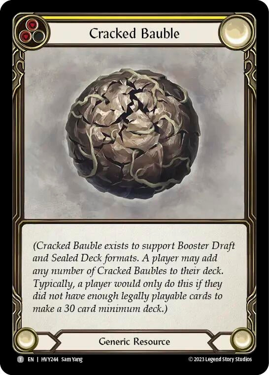 Image for Cracked Bauble (HVY244) (Heavy Hitters) - Flesh and Blood TCG