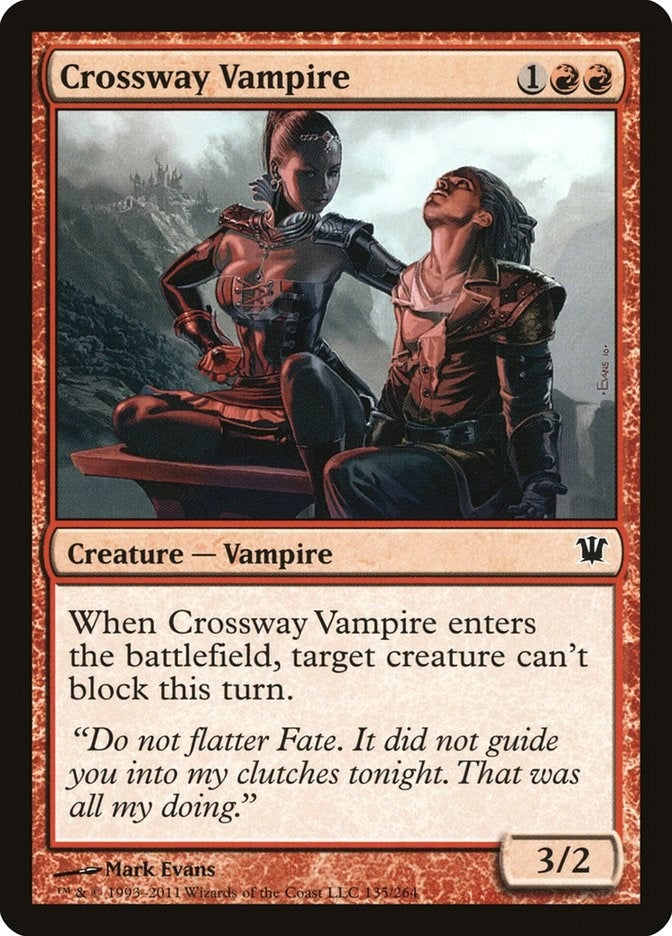 Image for Crossway Vampire (135) (Innistrad) - Magic: The Gathering