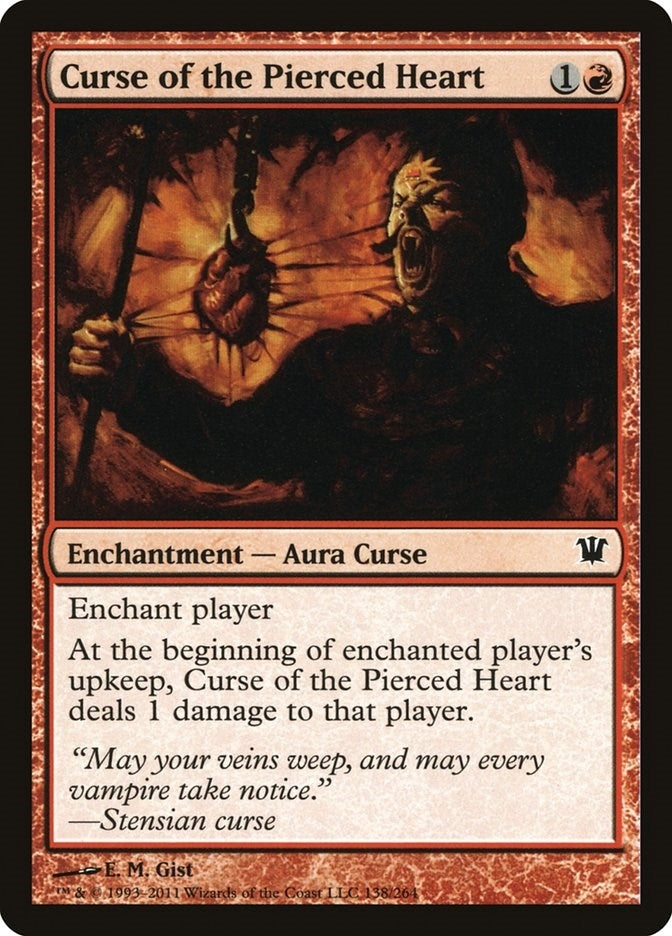 Image for Curse of the Pierced Heart (138) (Innistrad) - Magic: The Gathering