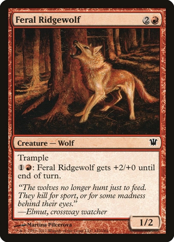Feral Ridgewolf (142) (Innistrad)