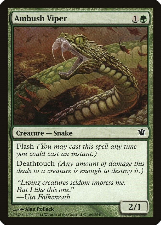 Image for Ambush Viper (169) (Innistrad) - Magic: The Gathering