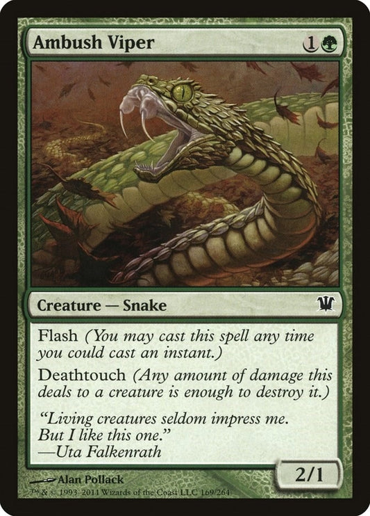 Image for Ambush Viper (169) (Innistrad) - Magic: The Gathering