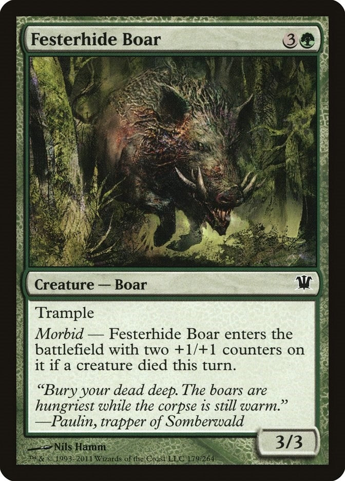 Festerhide Boar (179) (Innistrad)