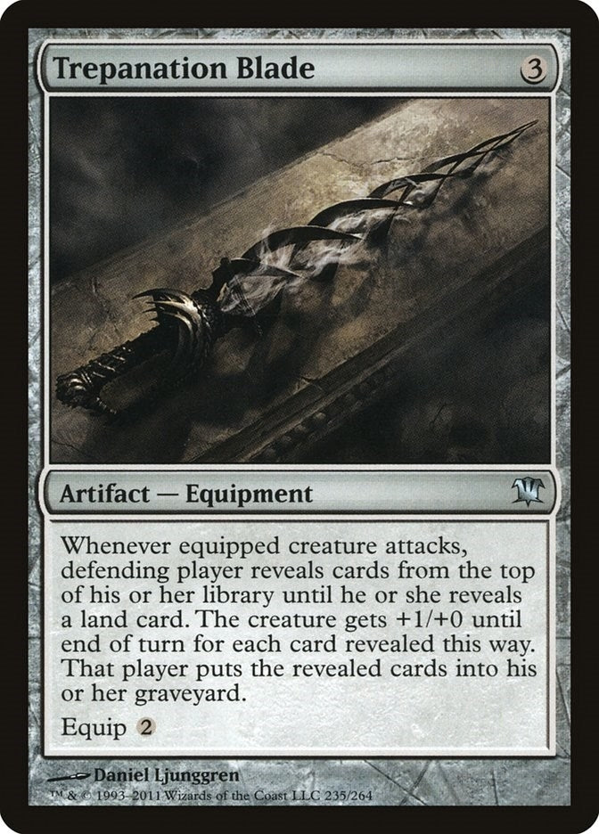 Image for Trepanation Blade (235) (Innistrad) - Magic: The Gathering