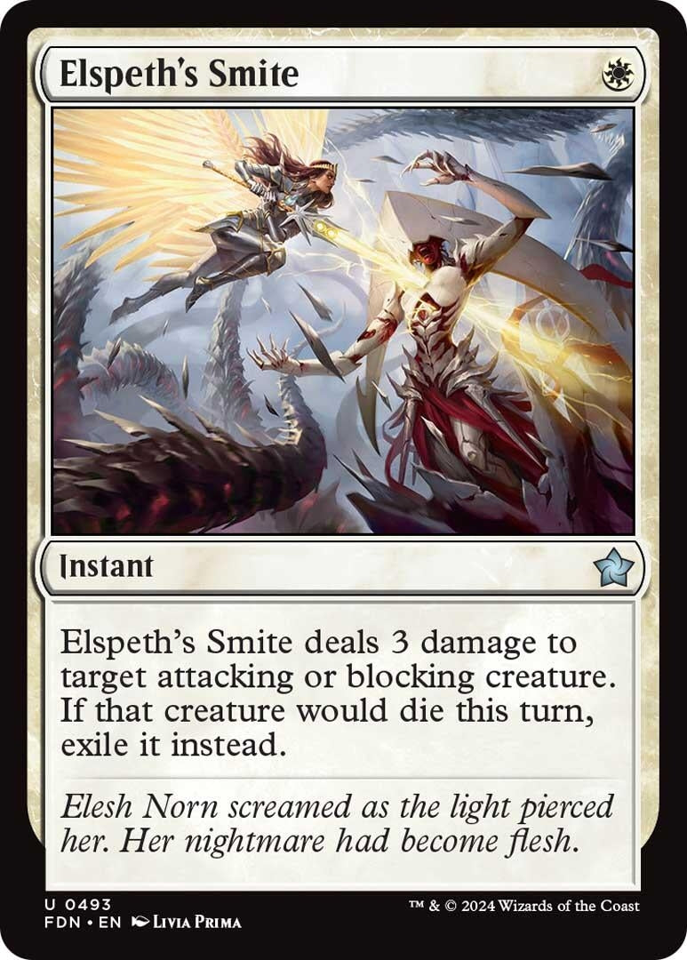Image for Elspeth's Smite (493) (Foundations) - Magic: The Gathering
