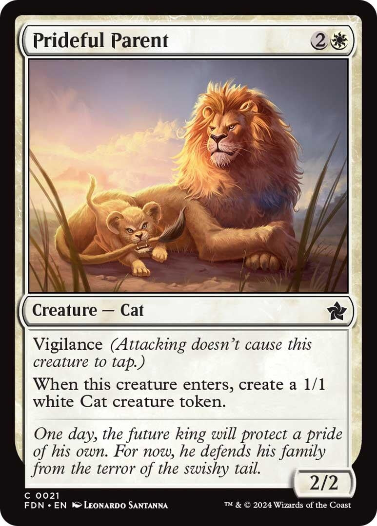Image for Prideful Parent (21) (Foundations) - Magic: The Gathering