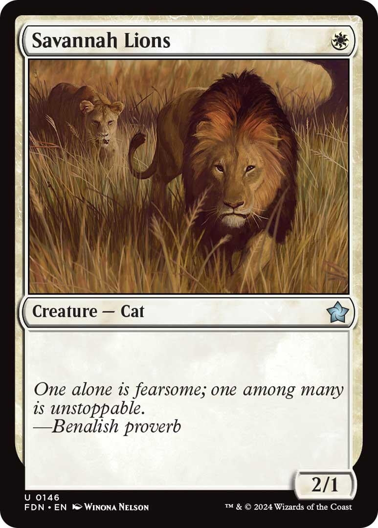 Savannah Lions (146) (Foundations)