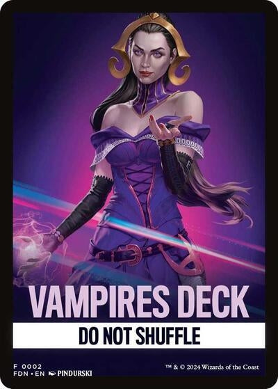 Image for Vampires Deck Theme Card (2) (Foundations) - Magic: The Gathering